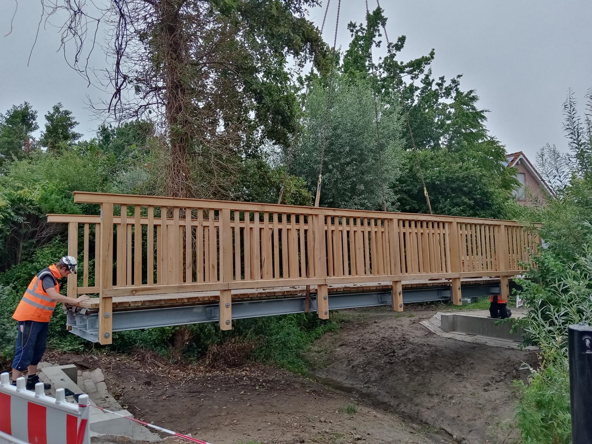 Freigabe der neuen Brücke über Zitterbach erfolgt