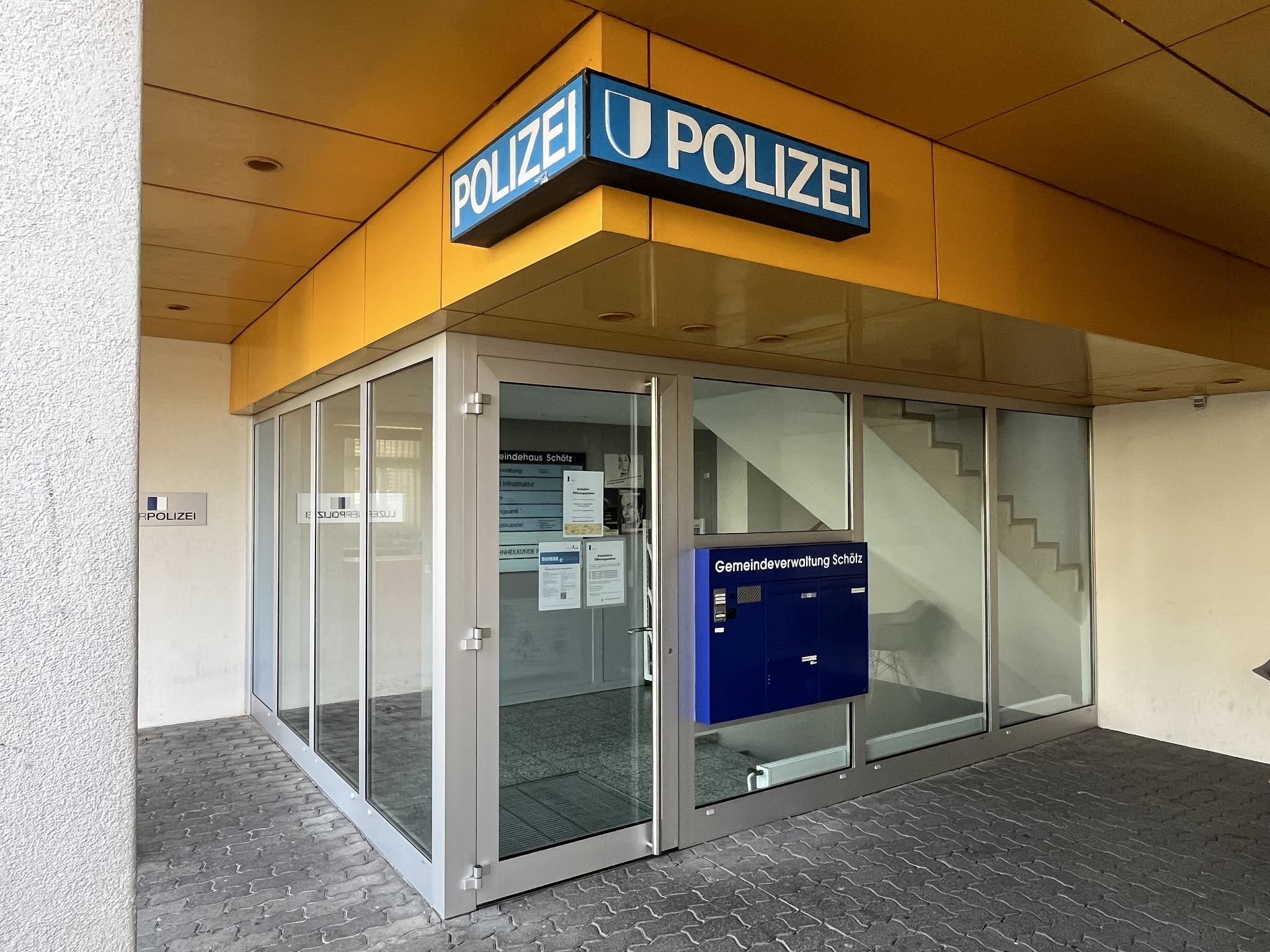 Polizeiposten Schötz ist geschlossen