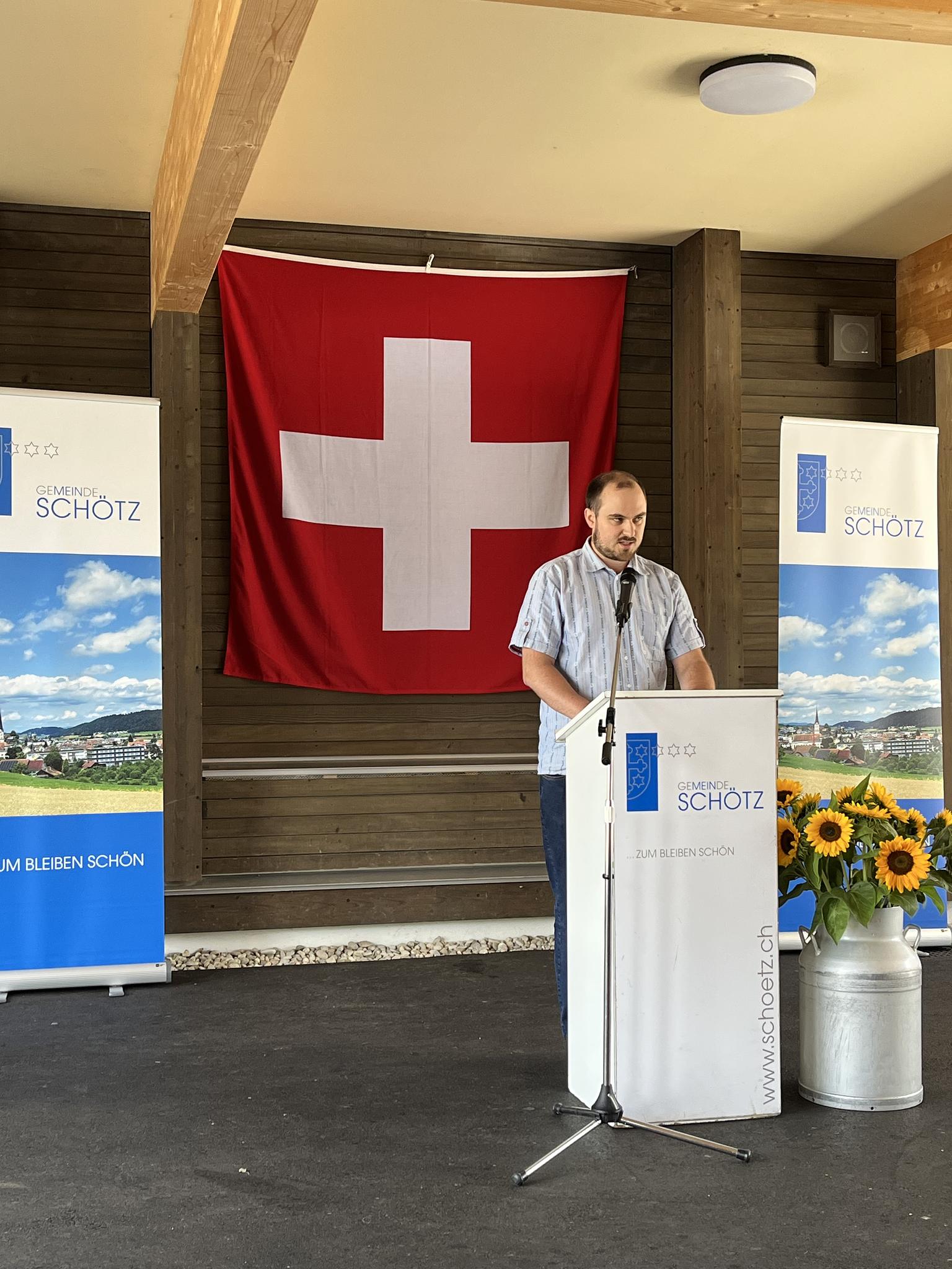 1. Augustfeier mit Thomas Hodel