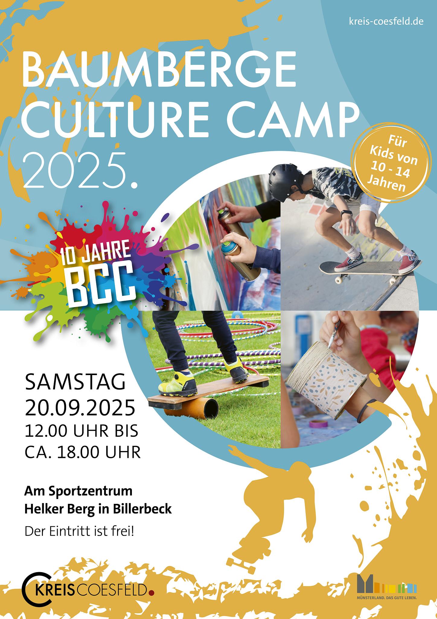Reminder - Baumberge Culture Camp am 20.09.2025