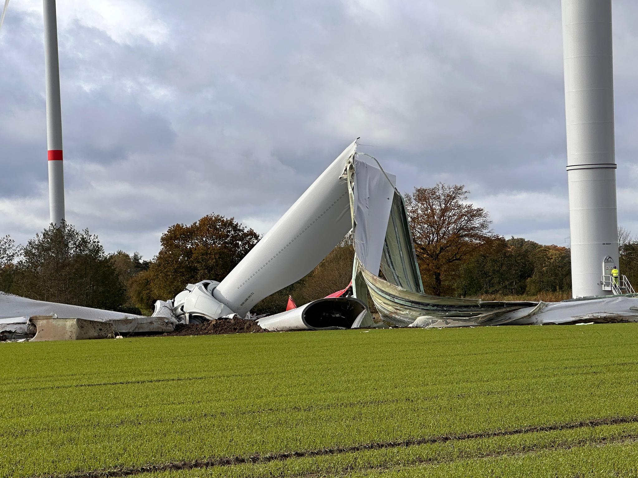 Mitteilung der Gemeinde zum Windkraftanlagenschaden in Herkentrup