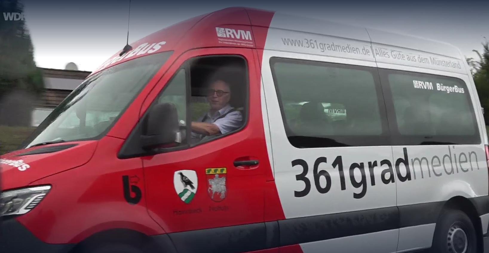 Bürgerbus Havixbeck in der WDR-Lokalzeit - und im Gemeinderat