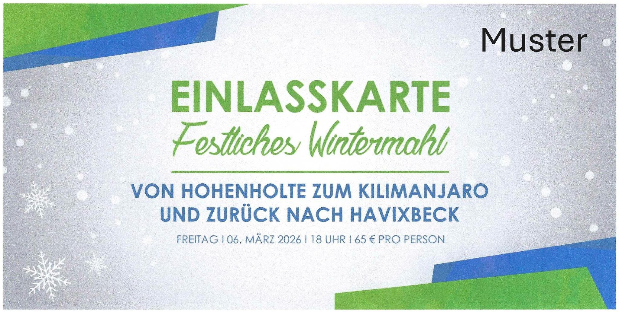 Festliches Wintermahl der Bürgerstiftung Havixbeck