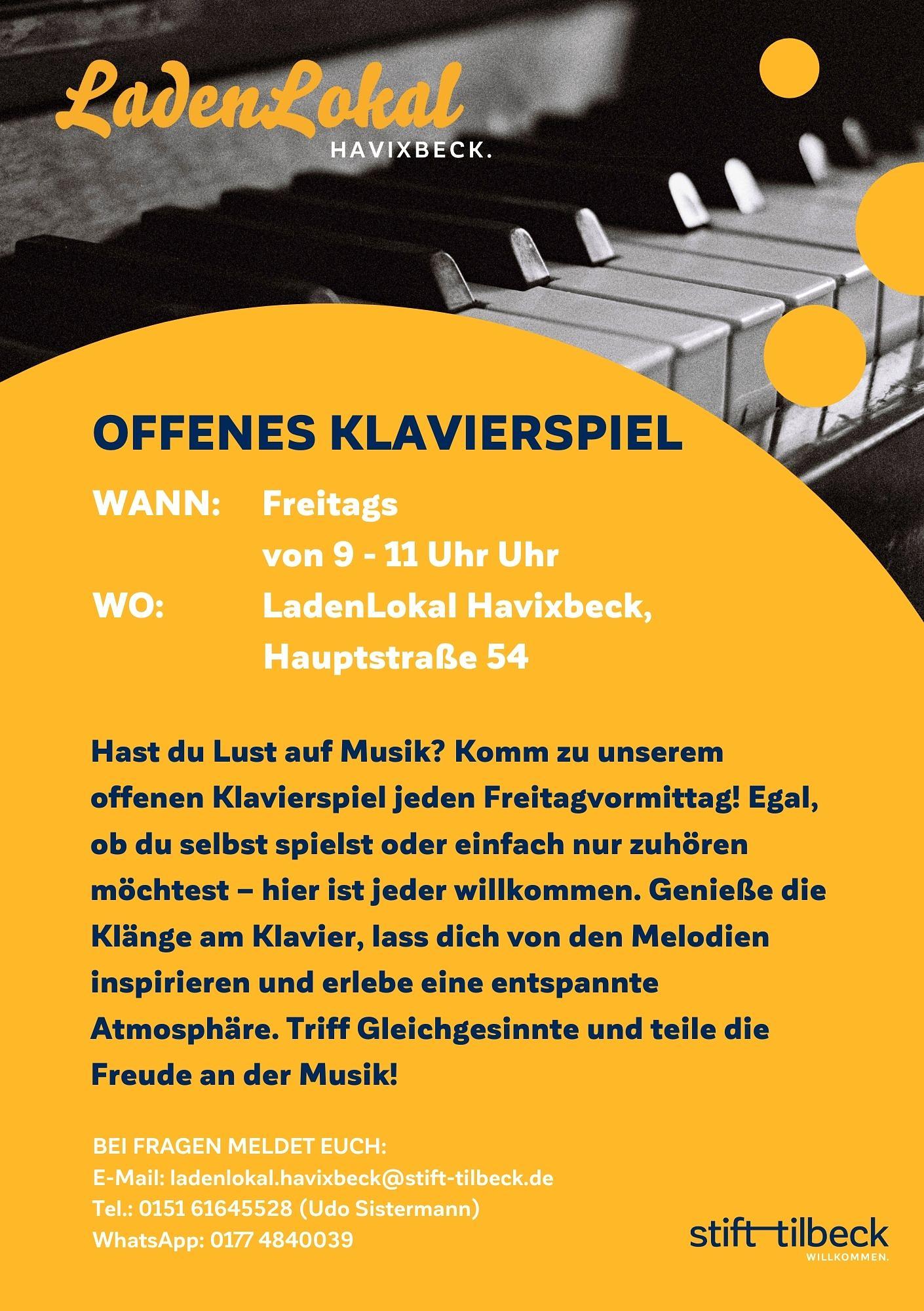 Offenes Klavierspiel