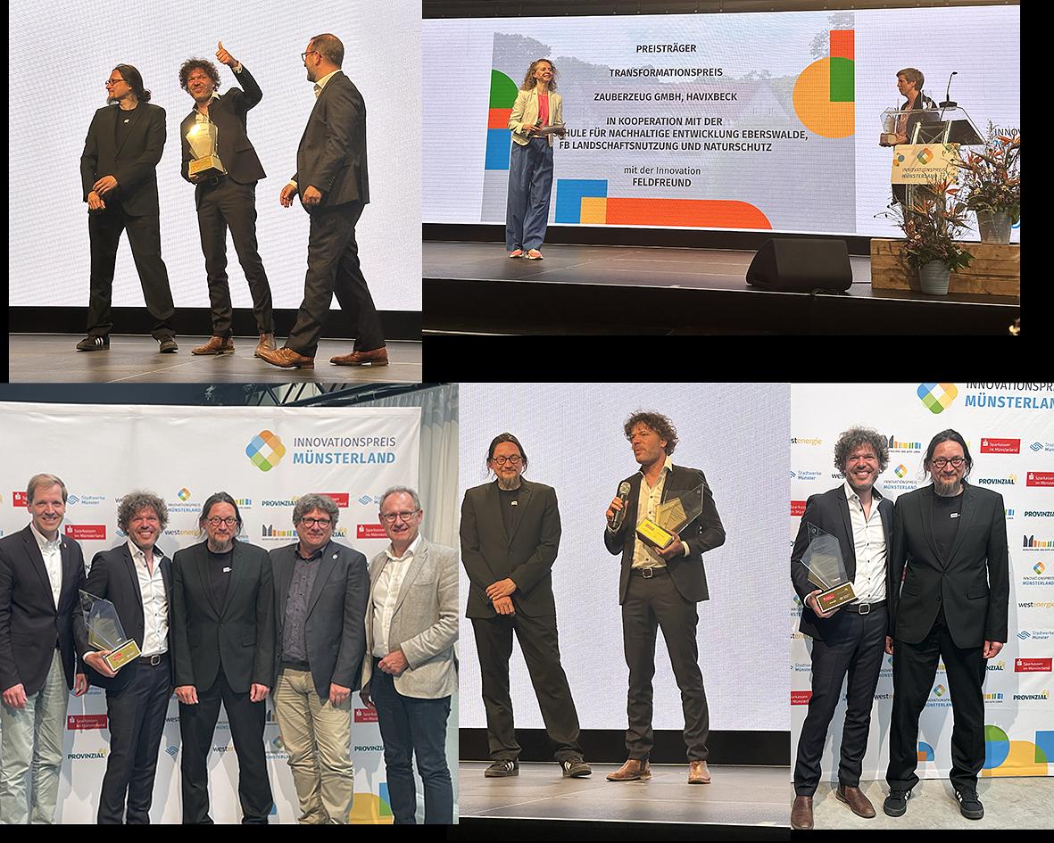 Gemeinde gratuliert Zauberzeug zu zwei weiteren Innovationspreisen