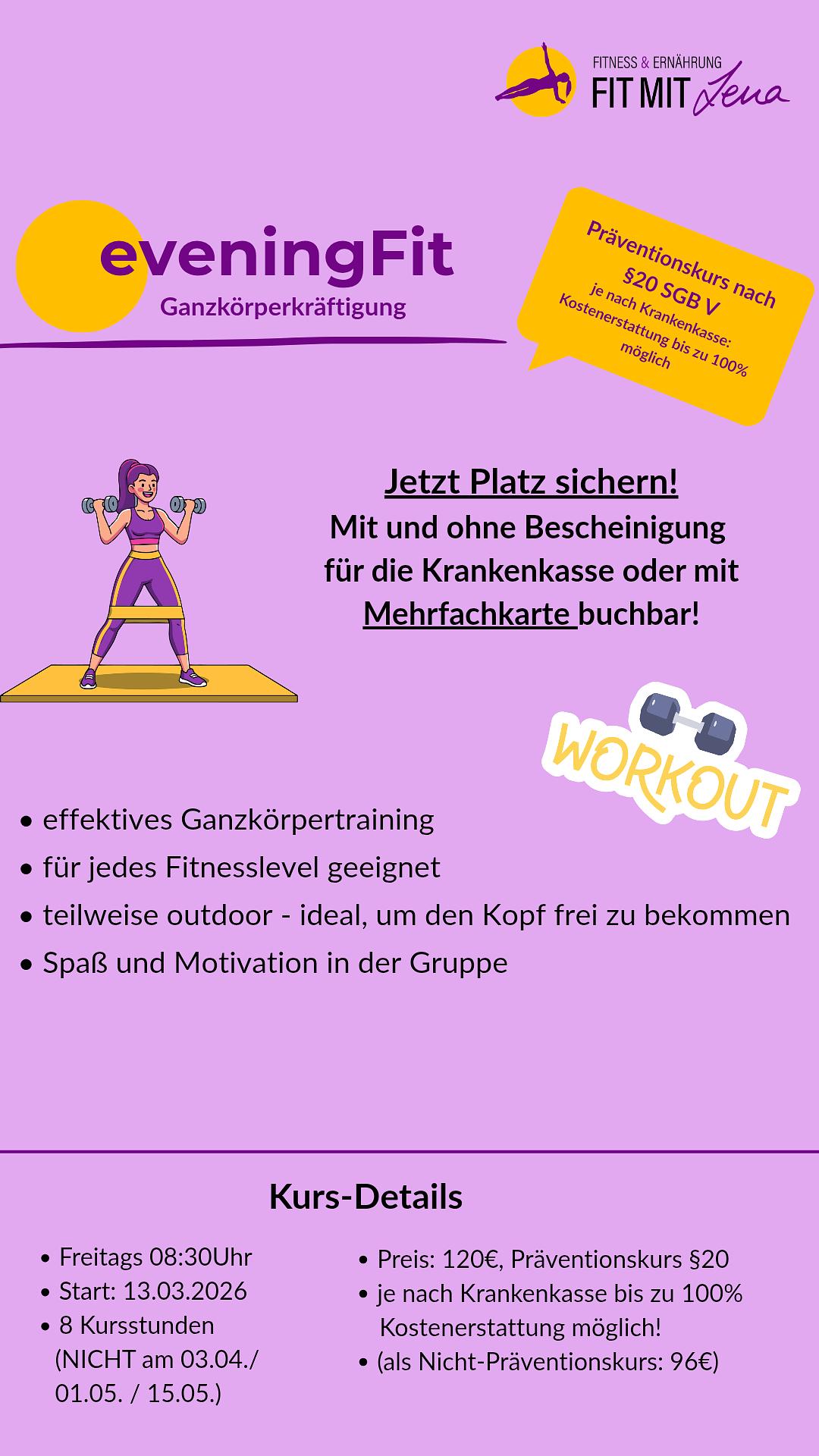 Start Kurs: eveningFit