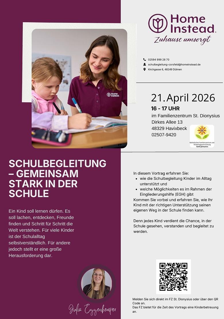 Schulbegleitung - Elterninformation