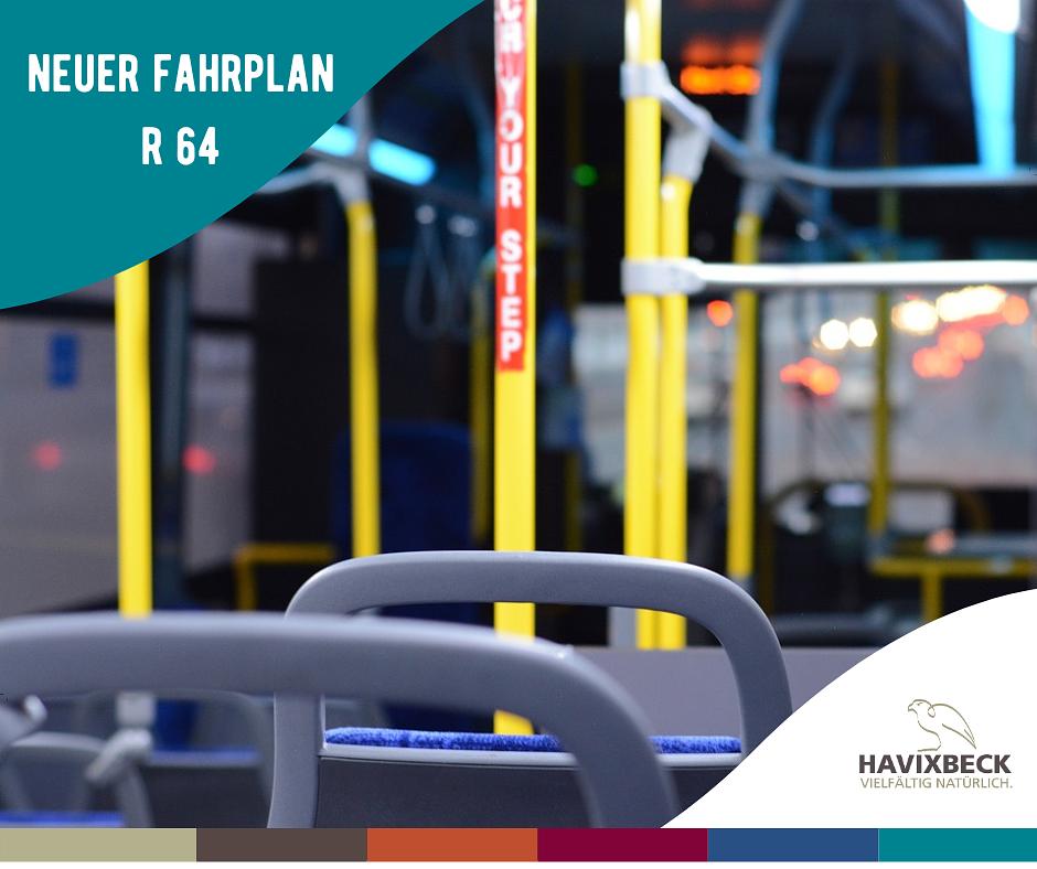 Mehr Pünktlichkeit für die Regionalbuslinie R64