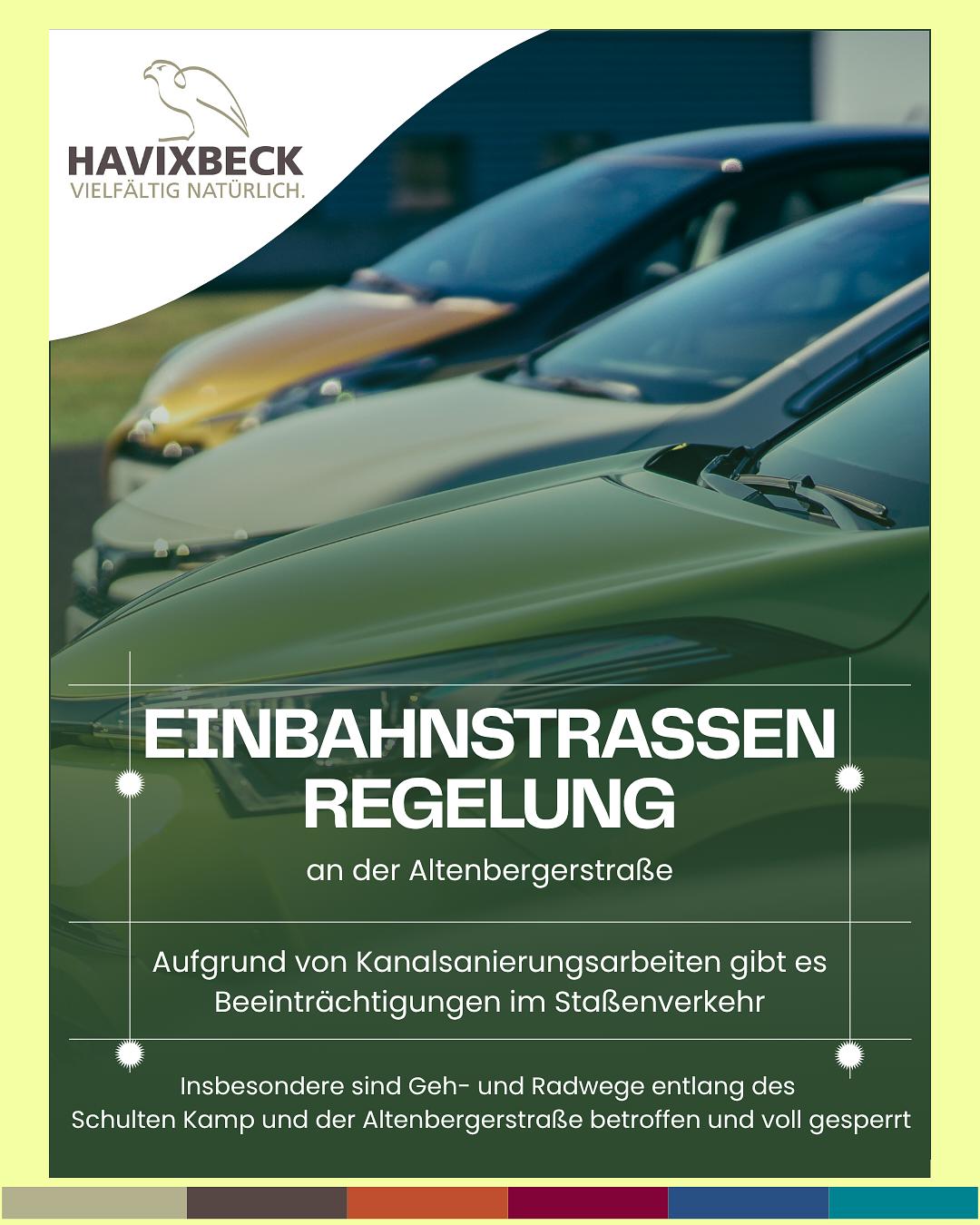 Kanalsanierungsarbeiten beeinträchtigen den Straßenverkehr