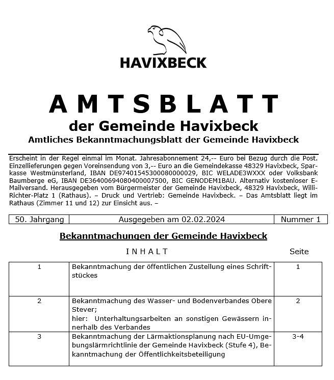 Amtsblatt 2024-01 ist online