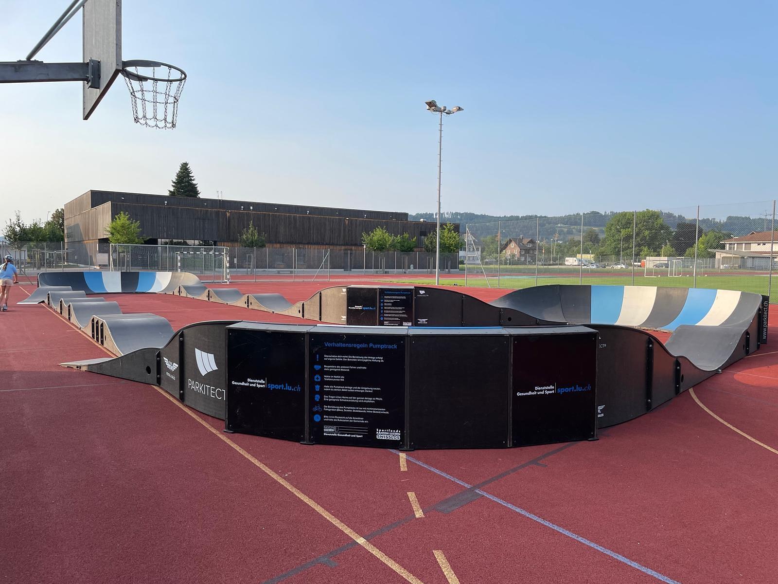 Pumptrack vom 20. Juni bis 28. Juli 2026