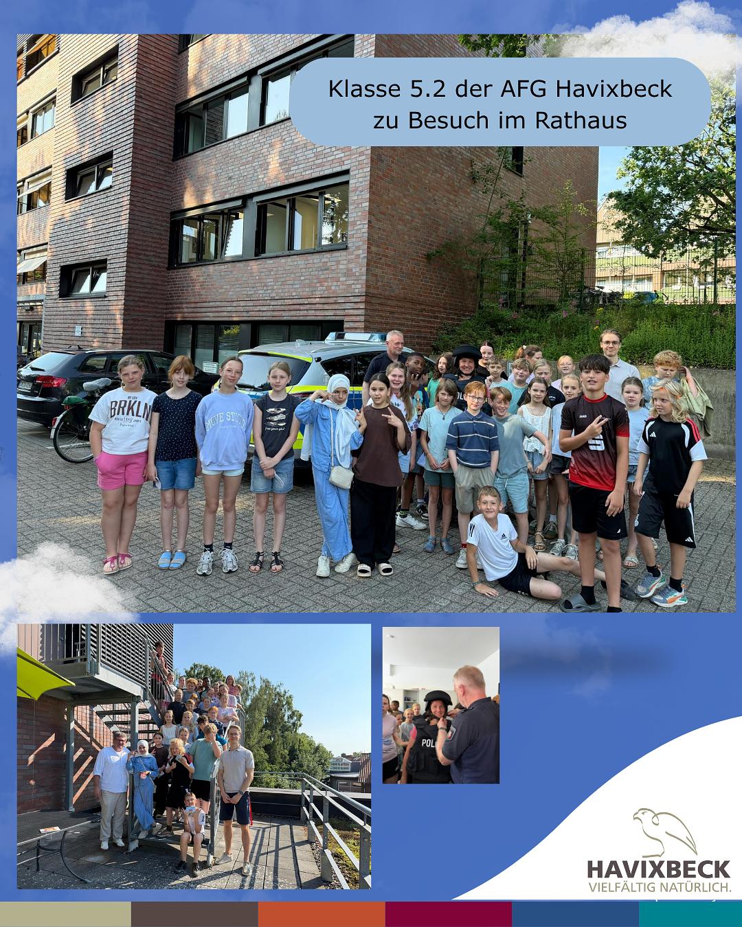 🏛️ Klasse 5.2 der AFG zu Besuch im Rathaus