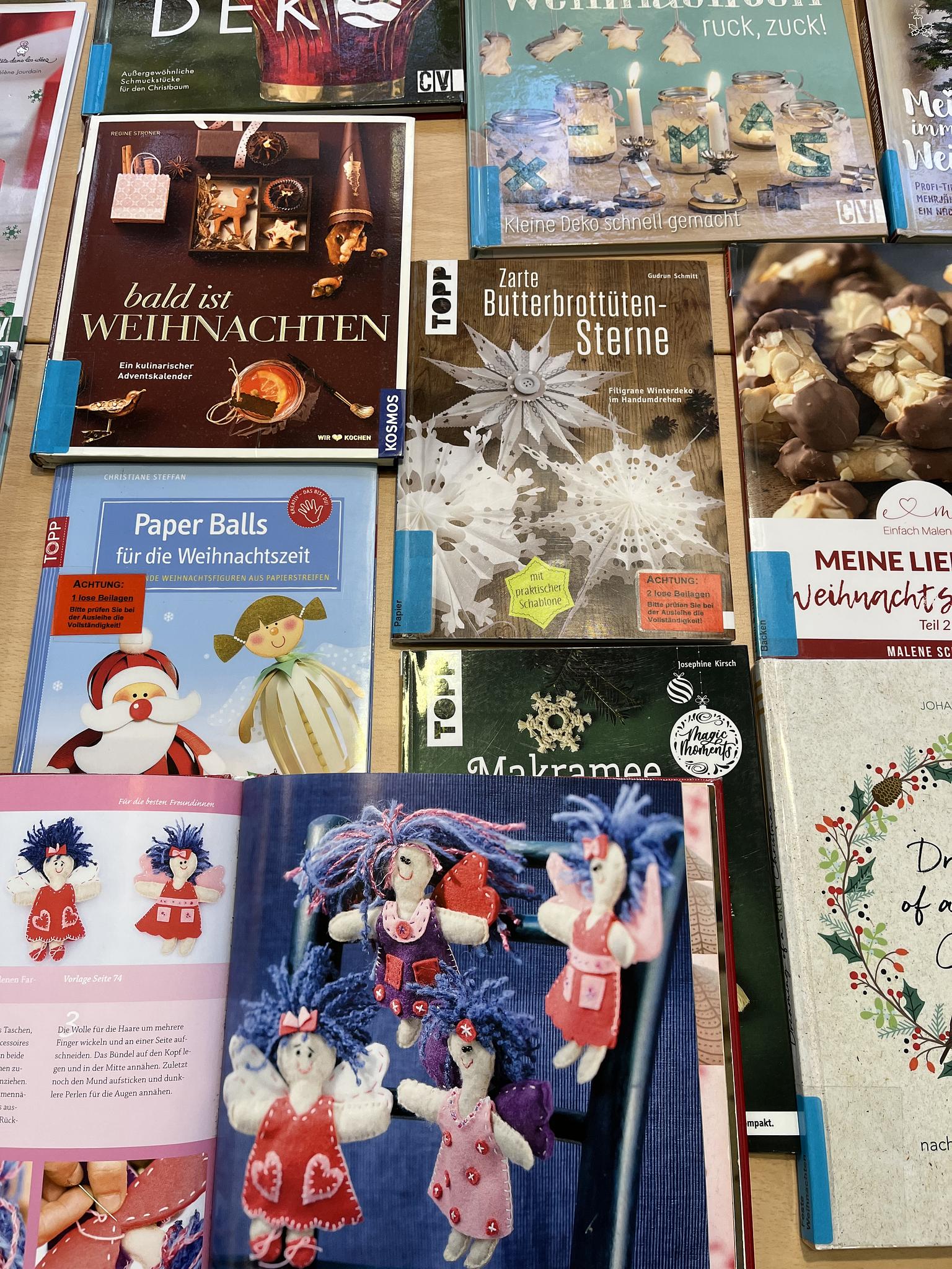Öffnungszeiten der Bibliothek in den Weihnachtsferien