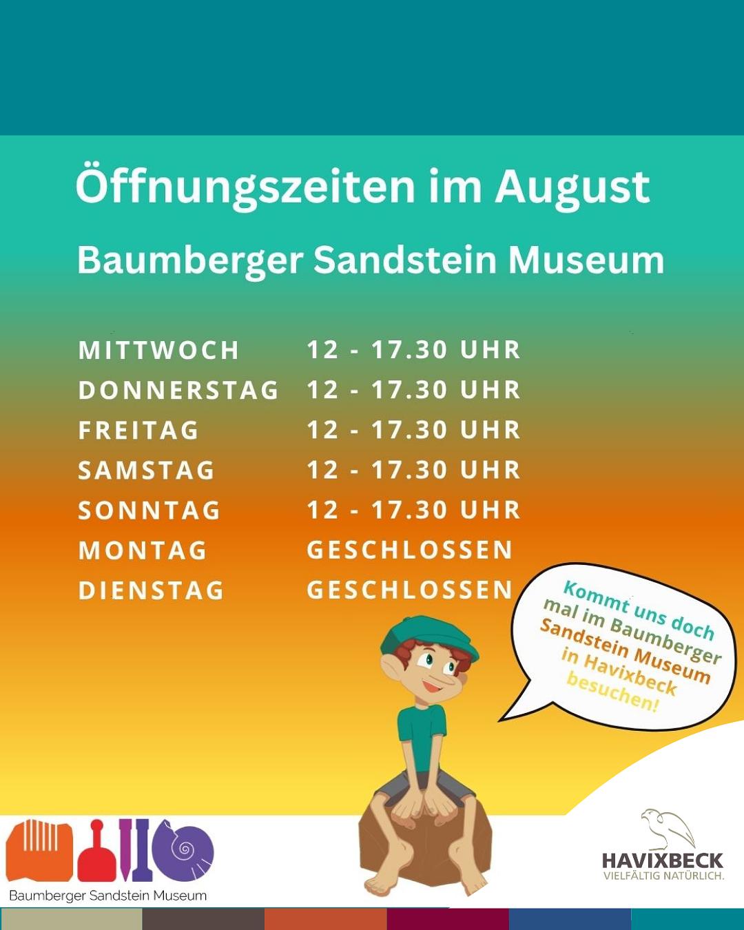 Geänderte Öffnungszeiten