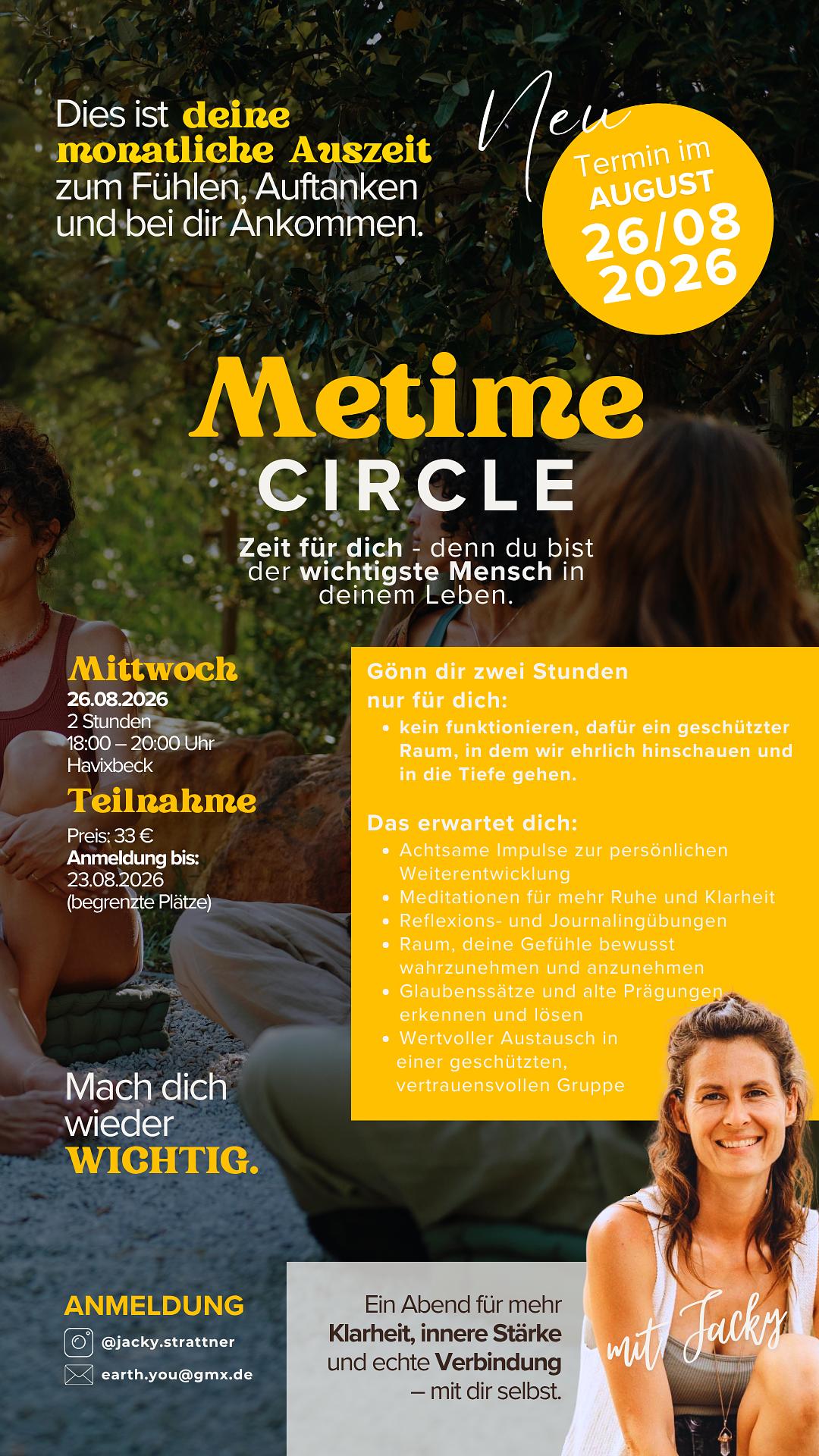 MeTime Circle – Deine monatliche Auszeit