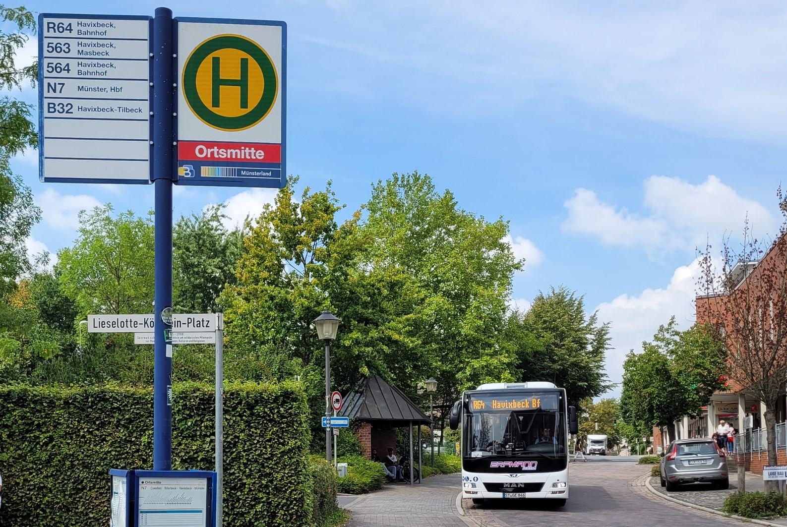 Buslinie R64: Testphase mit geänderter Linienführung für mehr Pünktlichkeit