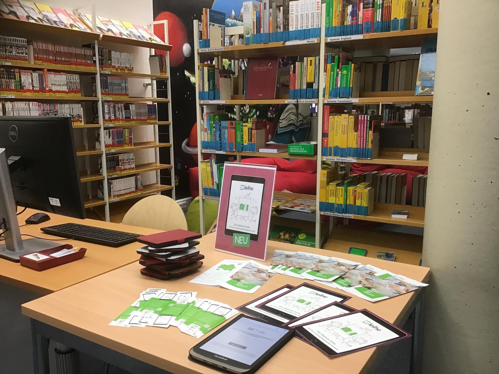 Digitale Medien aus der Schul- und Gemeindebibliothek entleihen