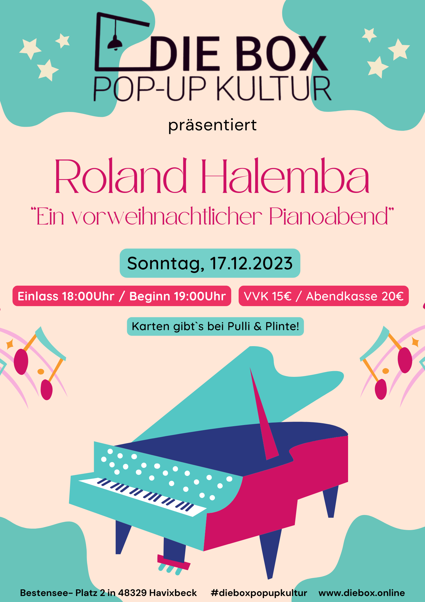 🎹 Pianoabend mit Roland Halemba