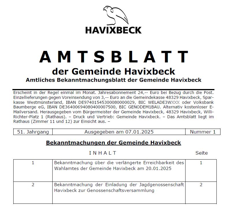 Amtsblatt 2025-01