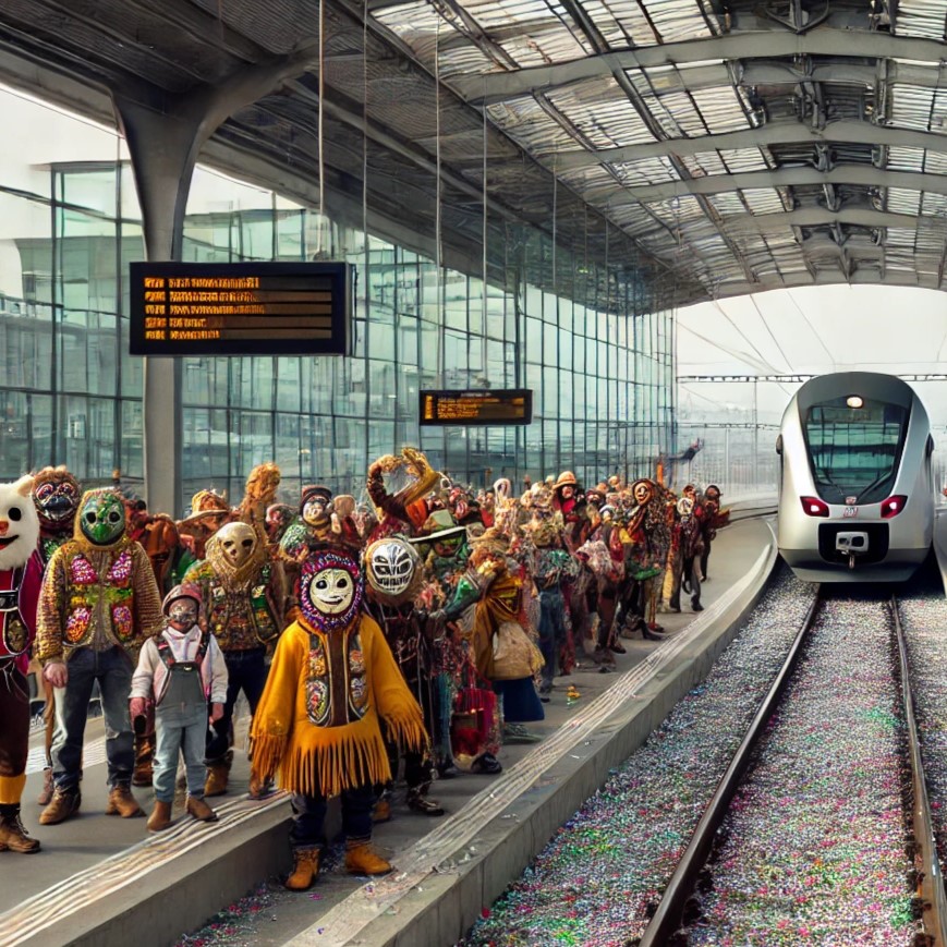 Mit dem Fasnachts-Abo von Passepartout an die Luzerner Fasnacht 🥳🎈🚉