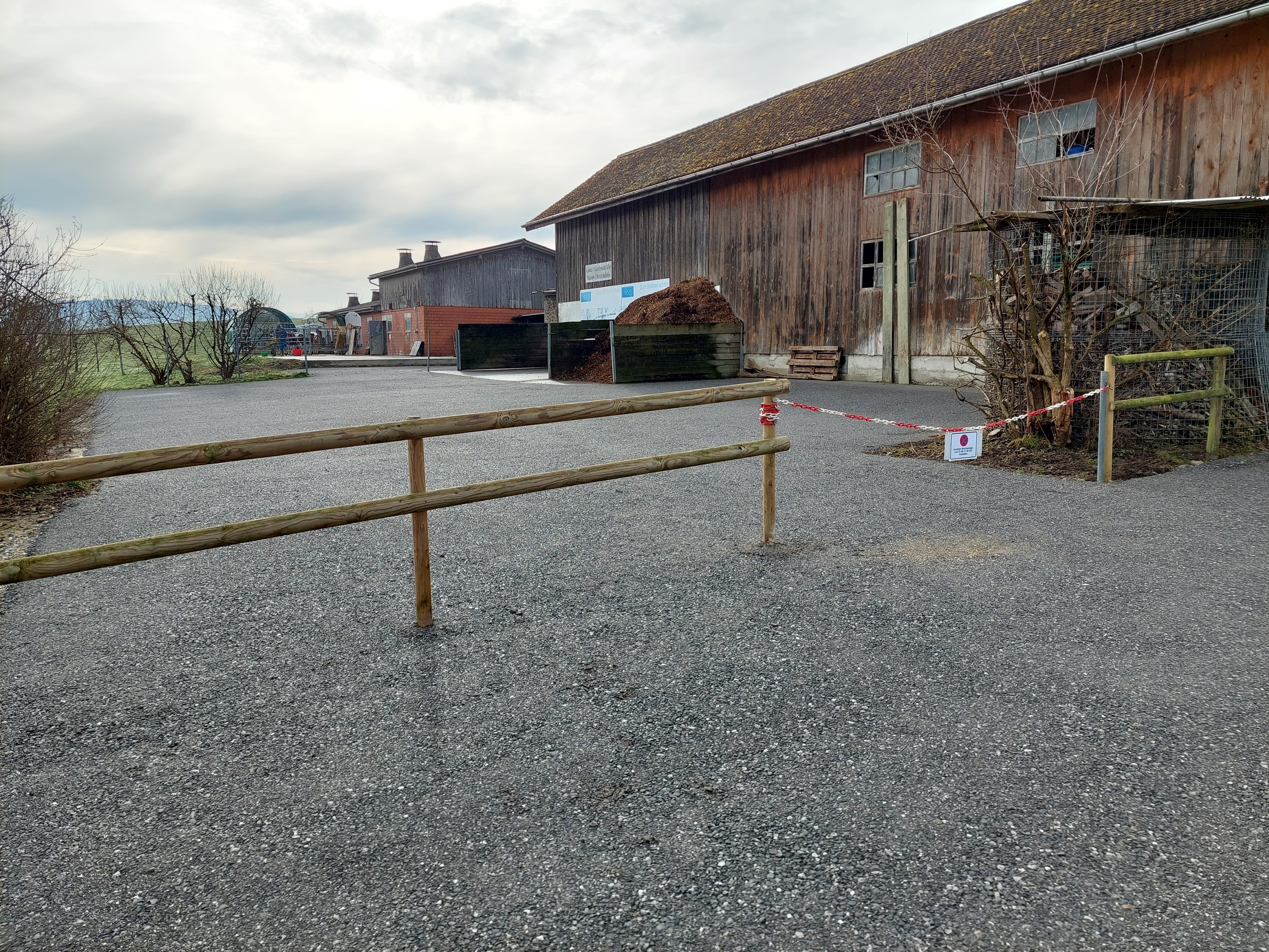 Kompostplatz Mauritiushof - Zufahrt weiterhin gesperrt 🛑🚧